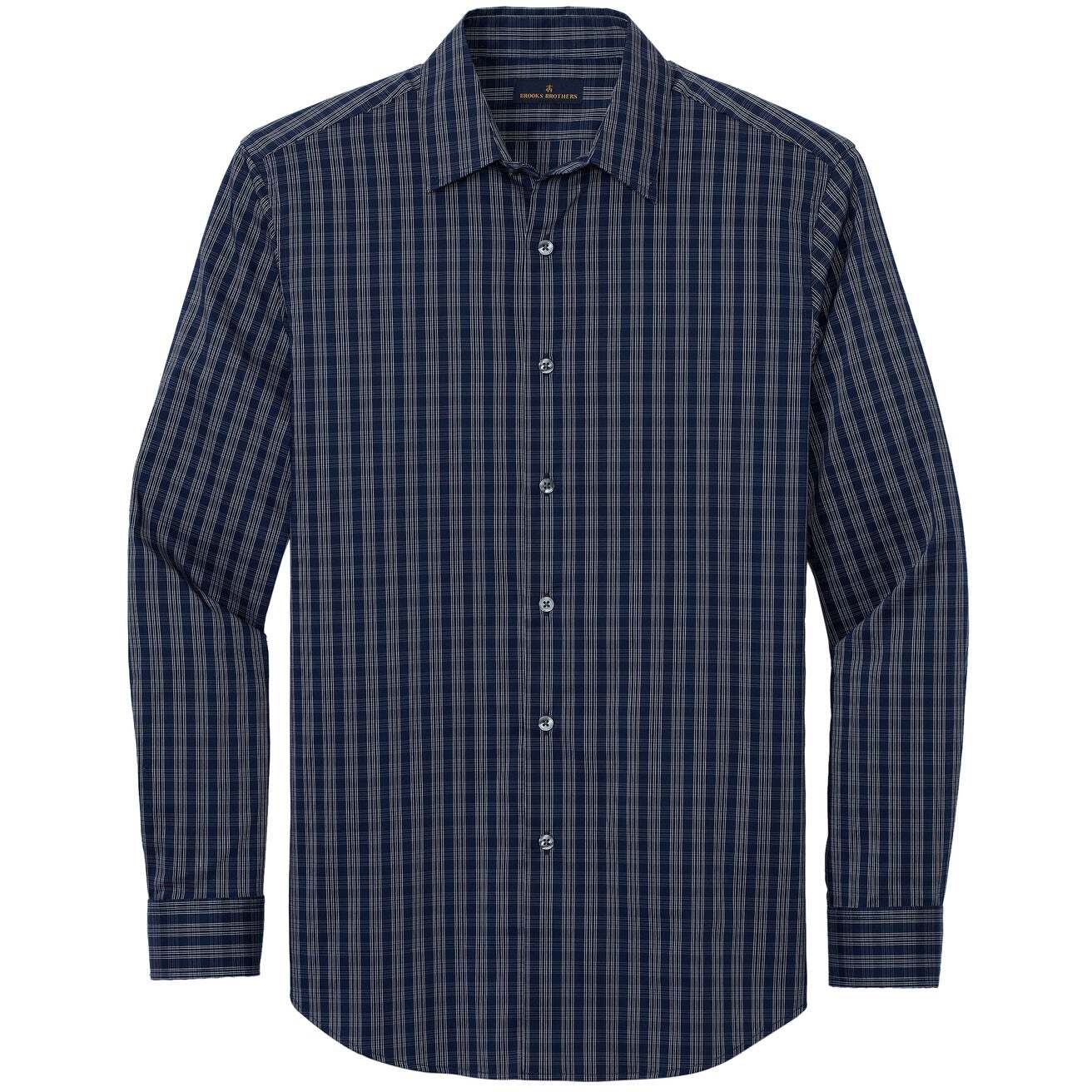 Navy Blazer/ White Grid Check